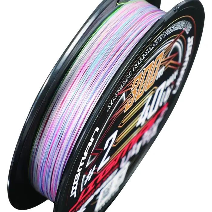 YGK-Upgrade X8 tresse Jigman Ultra PE ligne de pêche, multicolore haute résistance, ligne de pêche o