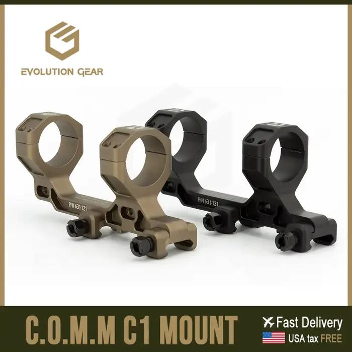 Support de lunette de visée modulaire avec marquages originaux complets, Armes à feu de chasse, Airsoft Wargame, Tube DulC1, 1.54 ", 1.70", 30mm, 34mm