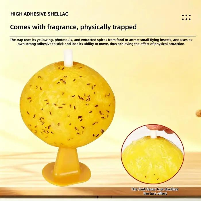 Piège à balle collant puissant pour éliminer mouches et autres insectes volants pour cuisine magasin de fruits et poubelles