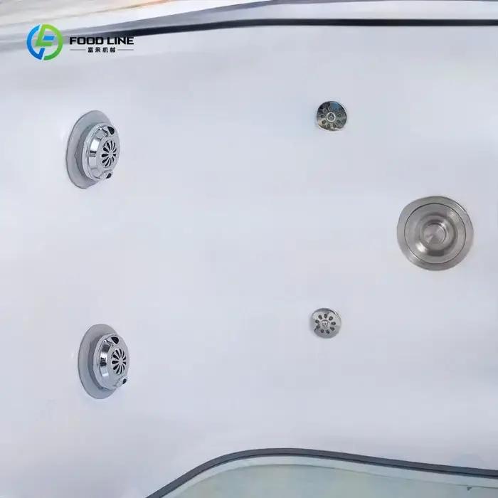 Spa de bain d'ozone d'hydrothérapie de Massage de bulle personnalisé pour les chiens escaliers réglables de fond