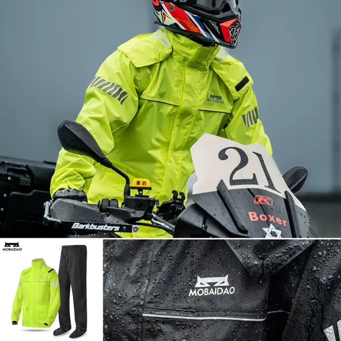 Combinaison de pluie pour moto