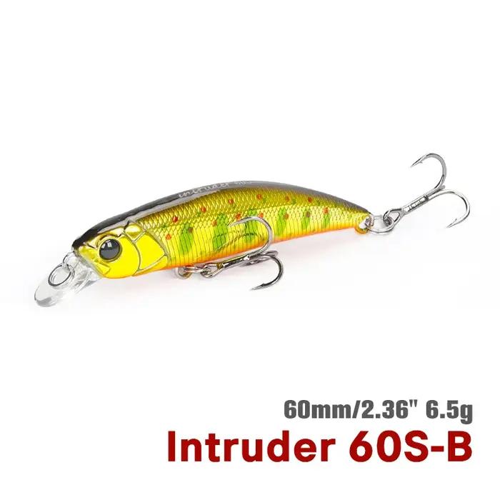 TSURINOYA 60S leurre de pêche méné coulant nouveau modèle intrusseur 60mm 6.5g appâts durs artificiels truite brochet