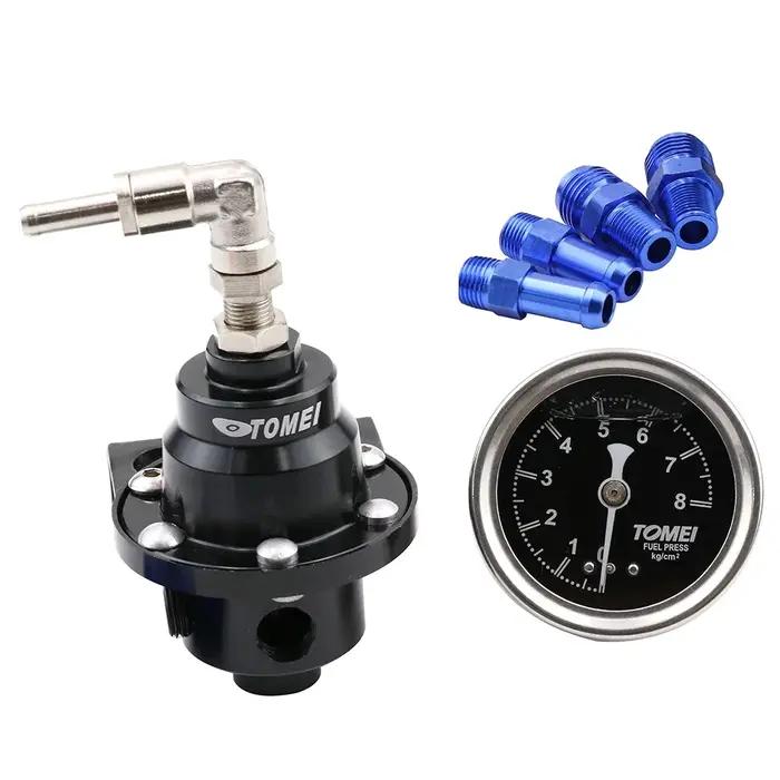 Régulateur de pression de carburant de course réglable d'origine avec manomètre et instructions
