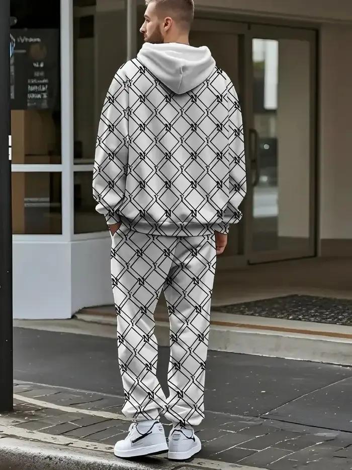 Le nouvel ensemble pour hommes pour le printemps et l'automne 2025 présente une impression de motifs