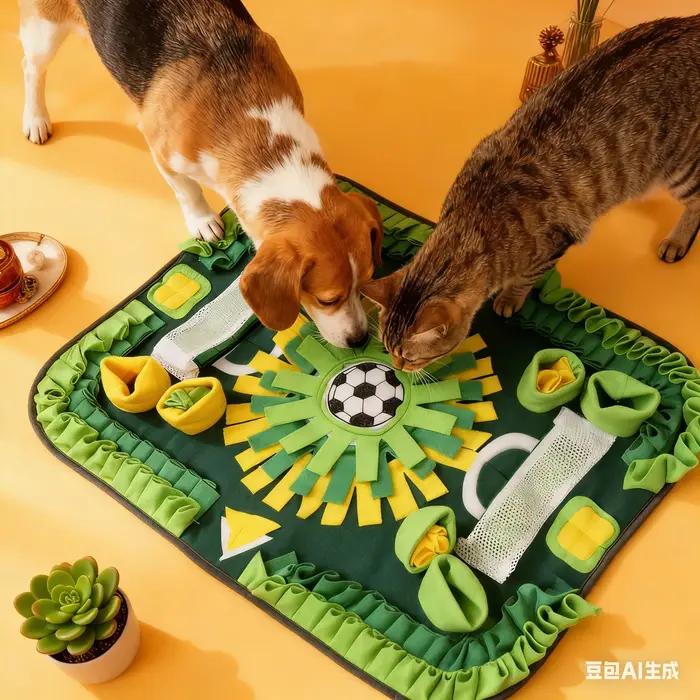 Tapis de reniflement pour chiens de petite taille. Jouets interactifs