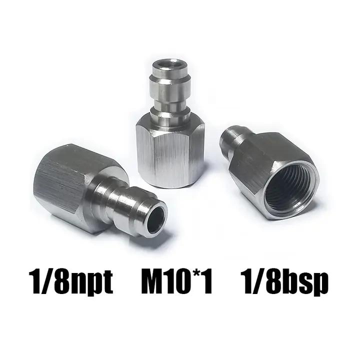 HPA Air-Adaptateur mâle et femelle à déconnexion rapide, 8mm, remplissage continents, haute pression