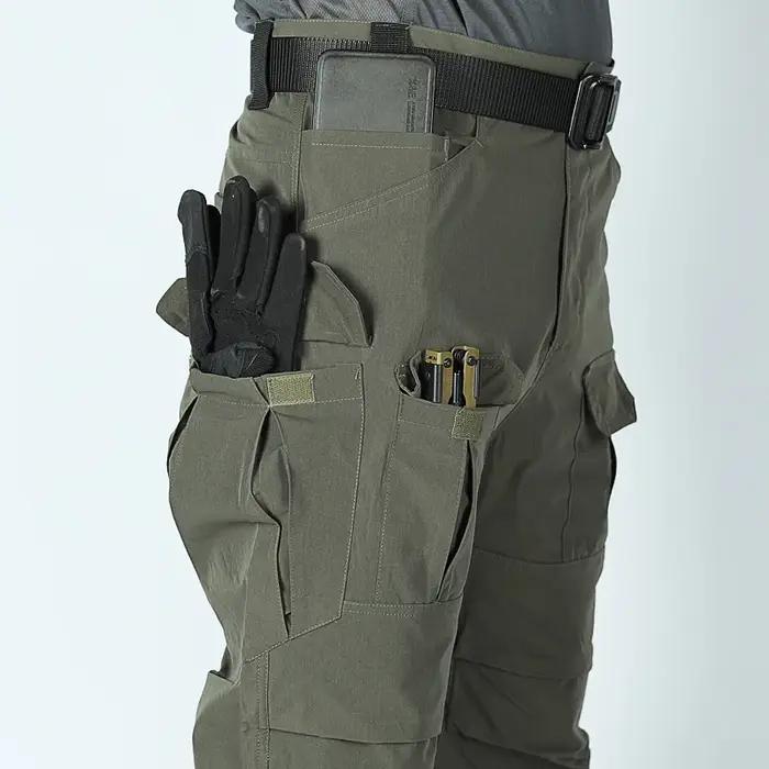 Pantalon tactique de travail multi-poches pour hommes, imperméable, pour Sports de plein air, randon
