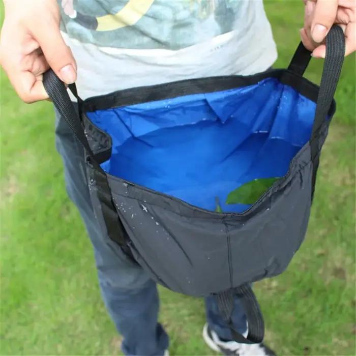 Lavabo pliable de 8,5 l, lavabo de pieds, voyage, pêche, randonnée, Camping en plein air, seau pliab