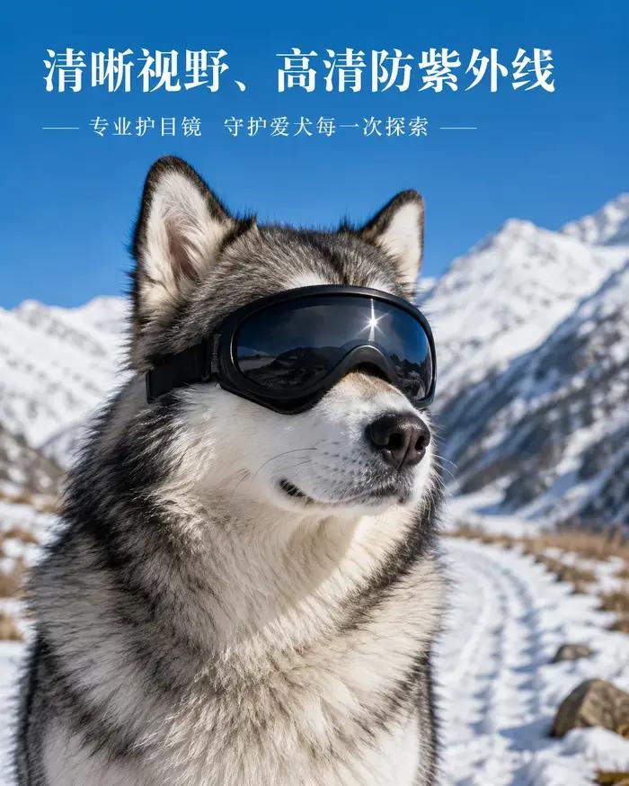 Lunettes de protection pour animaux de compagnie