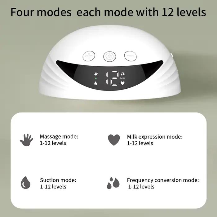 Tire-lait Portable 210ML, grande capacité, mains libres, électrique, Portable, sans BPA, avec affich