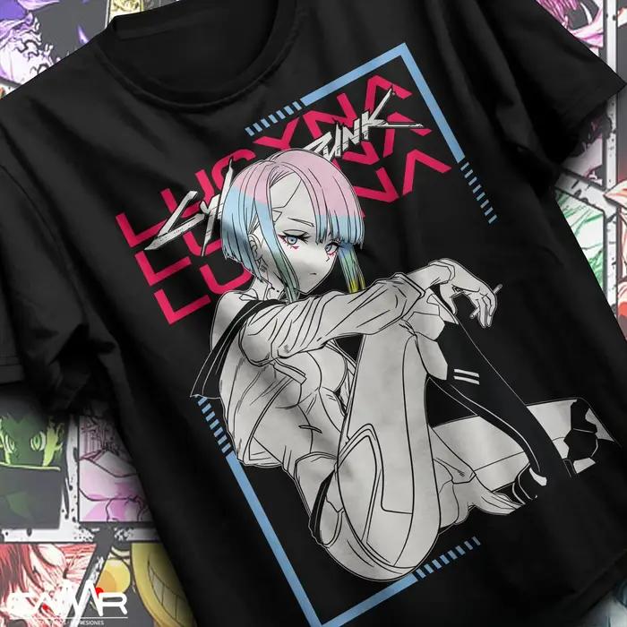 Meilleure vente mode nouveau Cyber Edgerunners chemise T-Shirt bord coureurs Lucy graphique t-shirts