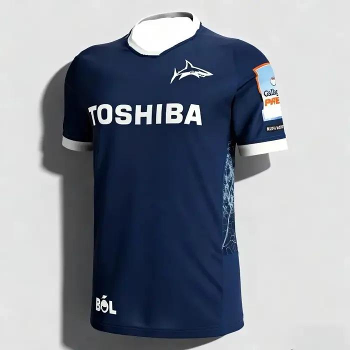 Nouveau Maillot de Rugby Style Angleterre 2026 – Haut d'Entraînement Respirant à Séchage Rapide pour Adultes