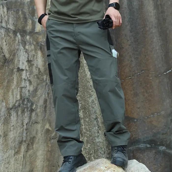 Pantalon tactique léger stretch séchage rapide résistant eau chasse pêche randonnée