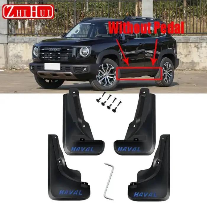 Garde-boue en plastique pour Haval Dargo I accessoire de protection et d'esthétisme en brun gris foncé ivoire lavande or orange vert armée pour femmes et hommes occasions spéciales