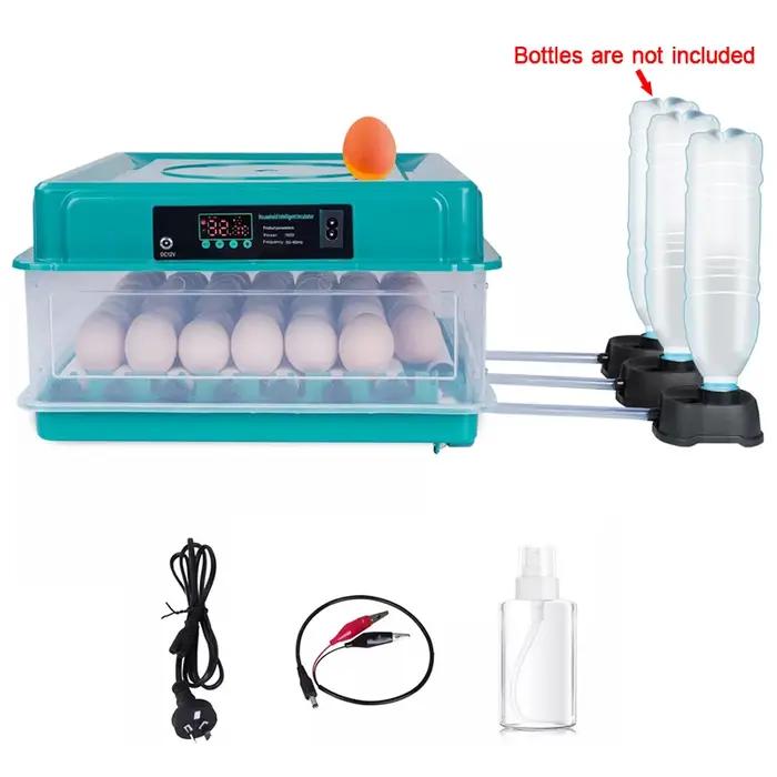 Incubateur d'oeufs 30 places avec rotation automatique et affichage de jour pour éleveurs de poulets canards et cailles occasions familiales et éducatives