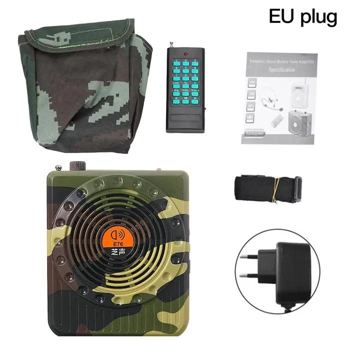 Amplificateur son rechargeable professionnel pour appel d'appâts - Outil de chasse avec haut-parleur
