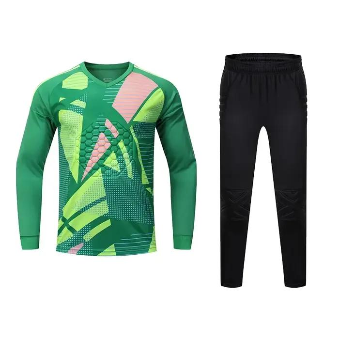 Nouveau 2025 Football Match gardien de but uniforme Camouflage hommes femmes enfants transfrontaliers sport équipe compétition formation