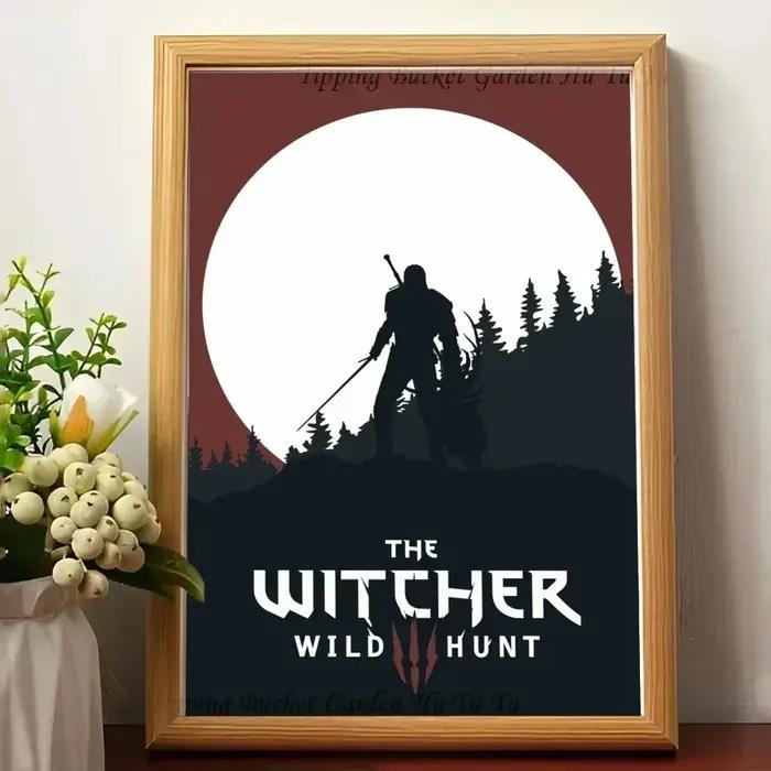 Toile impression Witcher 3 Interface Overdose Home Decor Art Painting Toile Robuste Design Numérique Classique Modernité Usage Maison Bureau Occasions Spéciales