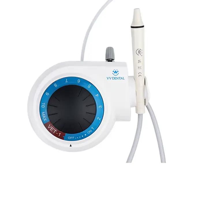 Appareil de détarage ultrasonique dentaire VET-1 avec pièce à main et 5 embouts pour le nettoyage des dents et l'élimination du tartre