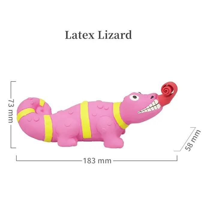 Nouveaux jouets pour chiens langue en latex lézard dents propres Puzzle crocodile vocal presser amusant soulagement du