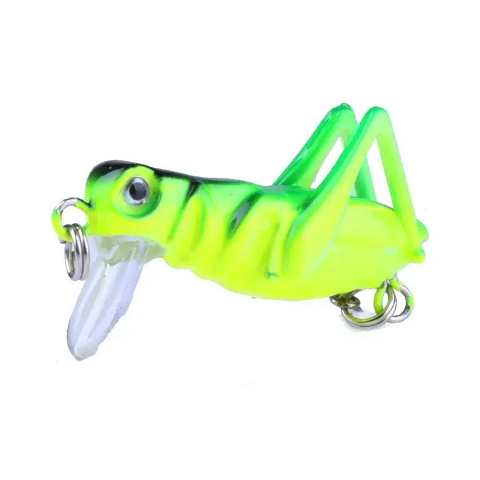 Leurre en argile 35mm 3g sauterelle insectes appât volant réaliste pour pêche en bateau océanique plage lac rivière réservoir d'étang stream roche océanique