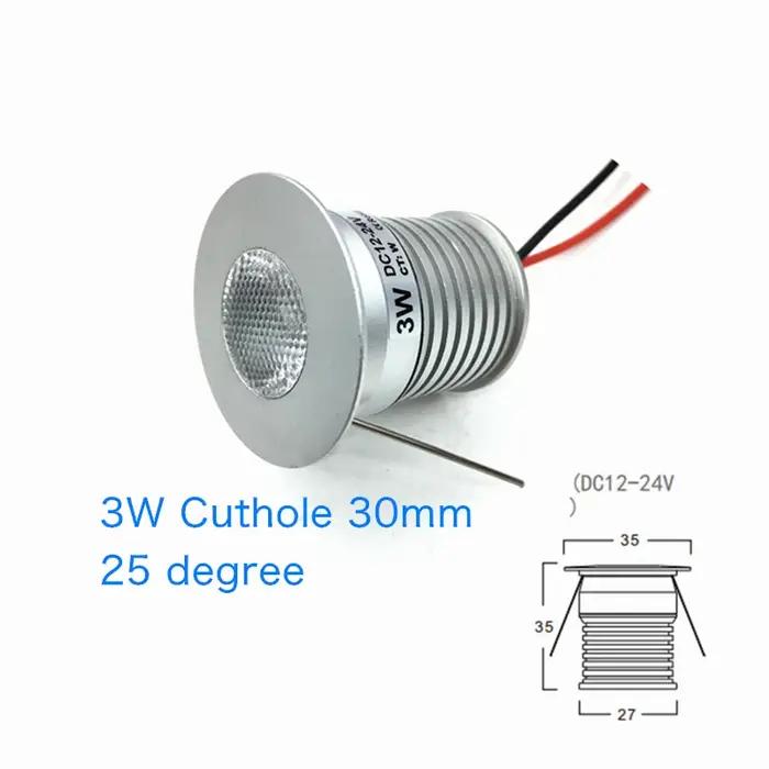 Mini Downlight LED d'intérieur 3W 1W