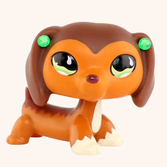 Jolis jouets plus de choix, chat à poils courts, teckel, chien, loup, renard, Collie, avec accessoires mignons, meilleur cadeau, jouet pour enfants