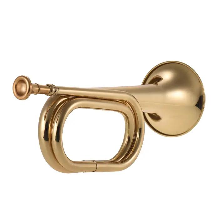 Trompent de cavalerie en laiton avec embouchure pour orchestre militaire de bande scolaire