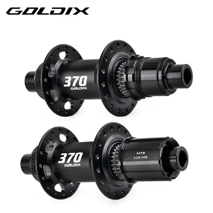 GOLDIX GDX370 32H moyeu de vélo roulement scellé serrure centrale frein à disque j-bend 32 trous cli