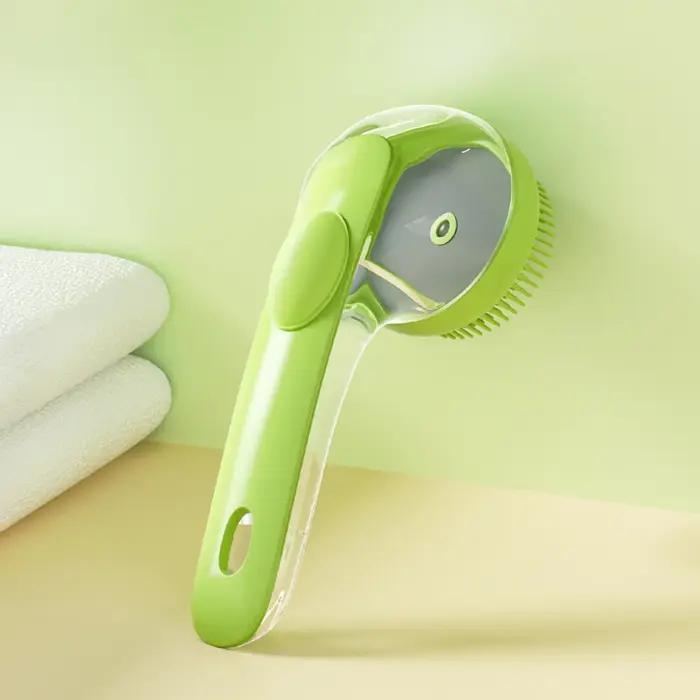 Brosse de massage pour le bain des petits chiens et chats, outil de lavage et de toilettage portable