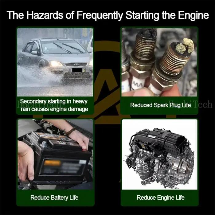 Système de démarrage et d'arrêt automatique du moteur de voiture