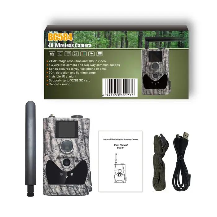 Caméra de chasse cellulaire BolyGuard 4G LTE sans fil pour la surveillance de la faune