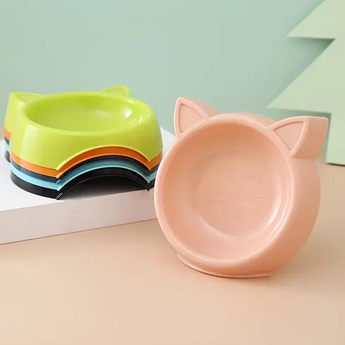 Bol pour chien en forme de chat charmant pour animaux de compagnie de petite/moyenne taille