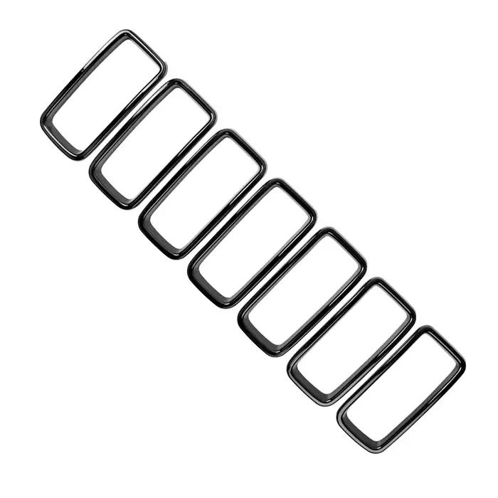 Pour Jeep Renegade 2019 2020 2021 2022 Grille de pare-chocs avant Inserts de calandre de course garn
