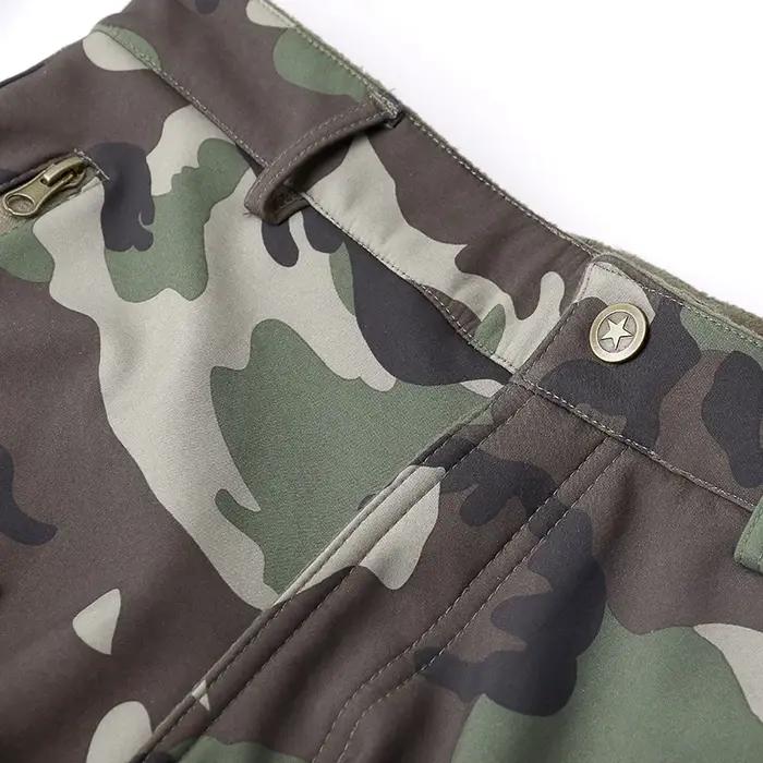 Nouveau pantalon de combat tactique de chasse en forêt GL Outdoor Sports, pantalon de camouflage softshell pour activités de plein air