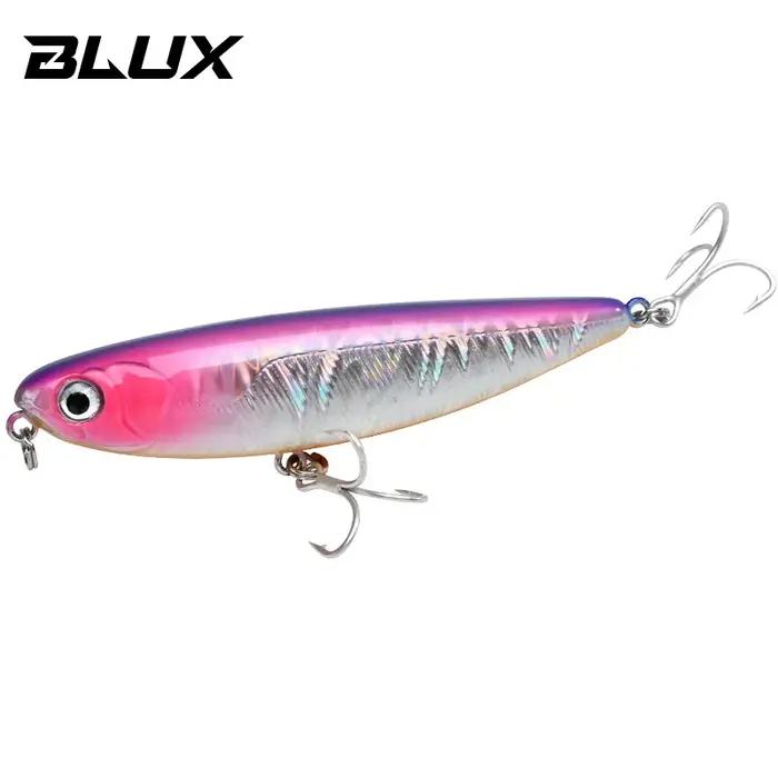 Leurre de surface BLUX NATRIX 60/90 pour pêche de bar et poissons de surface, walk the dog action, idéal pour lac, rivière et étang