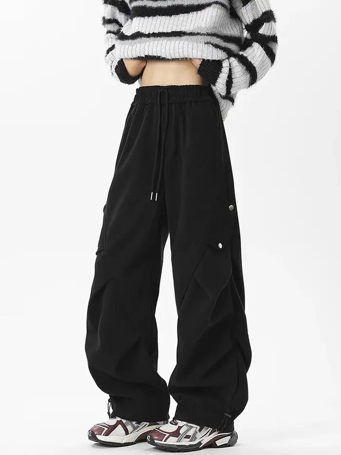 Pantalons de travail pour hommes en automne hiver marque de mode lâche américain pantalons de survêt
