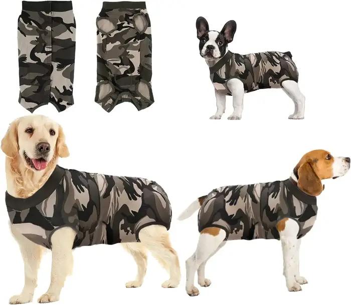 Combinaison de récupération post-opératoire pour chiens