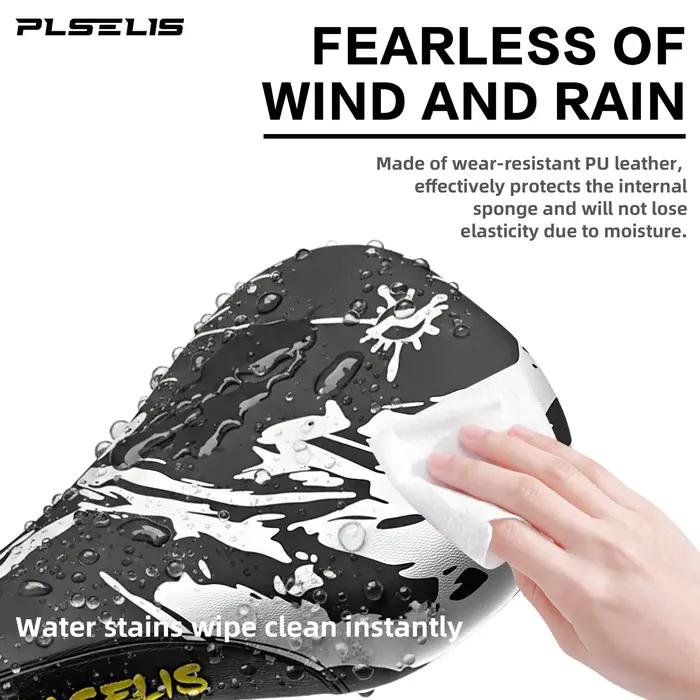 PLSELIS Selle de VTT de haute qualité : dessus en cuir PU