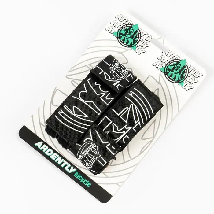 Sangles de pédale de vélo en Nylon, 2 pièces, Clip d'orteil, ceinture adhésive, bande adhésive pour