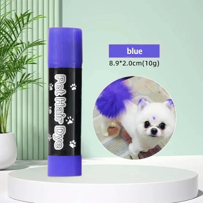 Peinture Temporaire pour Poils de Chien, Marqueurs Non Toxiques et Sûrs pour Poils, Crayon de Colora