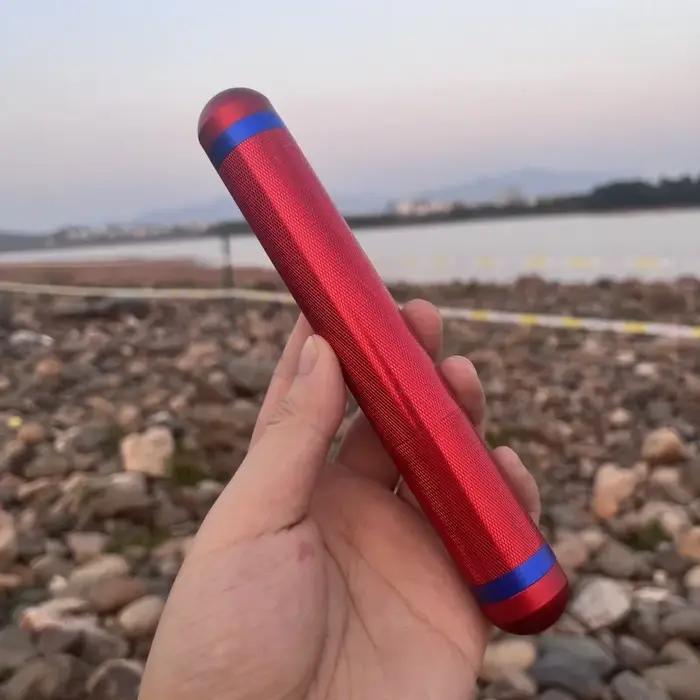 Humidor en aluminium de grande taille résistant à l'humidité tube de cigares élégant pour homme à offrir pour fumeurs occasions spéciales