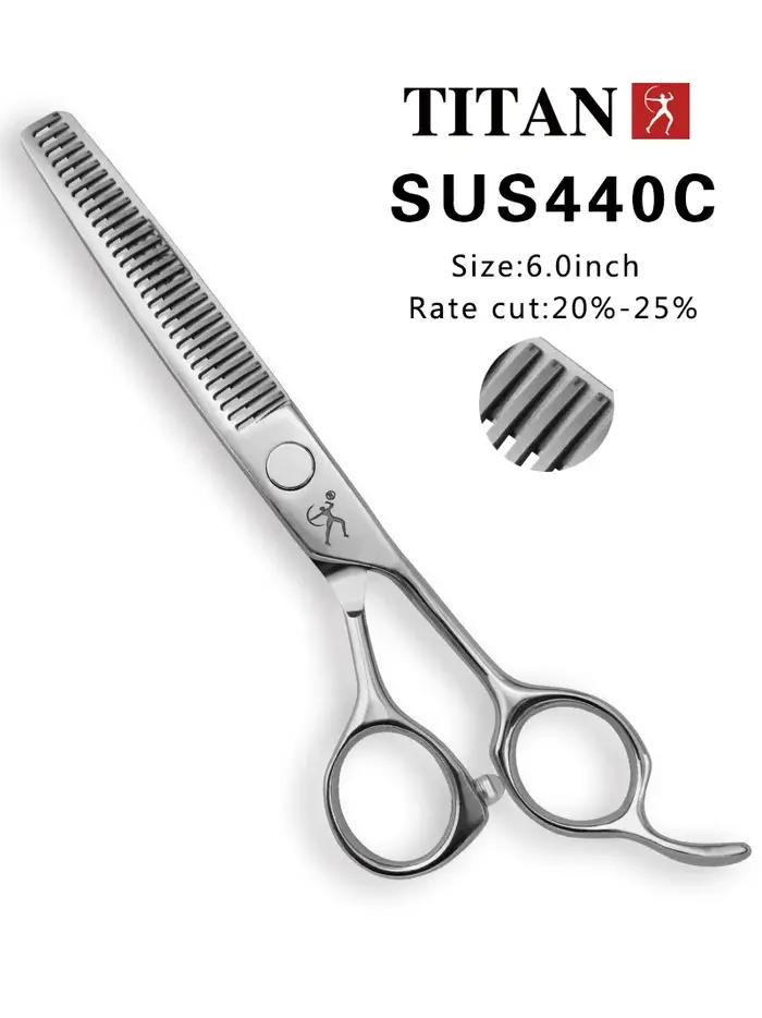 Ciseaux à effiler professionnels classiques en acier inoxydable 440C pour coiffeurs et barbershop occasions spéciales