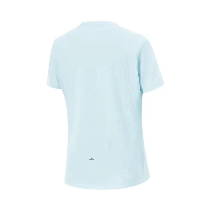 Li-ning femmes course sport T-Shirt AT AIR coupe régulière 3D raccord Polyester respirant doublure à