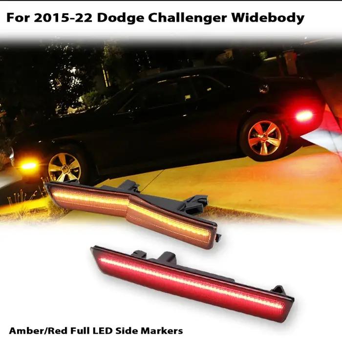 Lampe de voiture pour Dodge Challenger SRT Hellcat 2015 – 2022, 4 pièces, feux de position latéraux