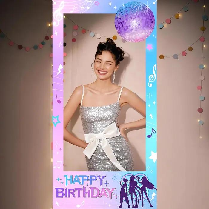 Bannière de toile de fond pour photomaton anniversaire chasseurs fête d'anniversaire thème chasseurs polyamide multicouleur fantaisie photo professionnel occasion spéciale