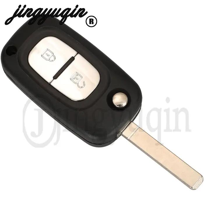 Jingyuqin – clé télécommande rabattable originale 433Mhz, pour Mercedes Benz Smart Fortwo 453 Forfou