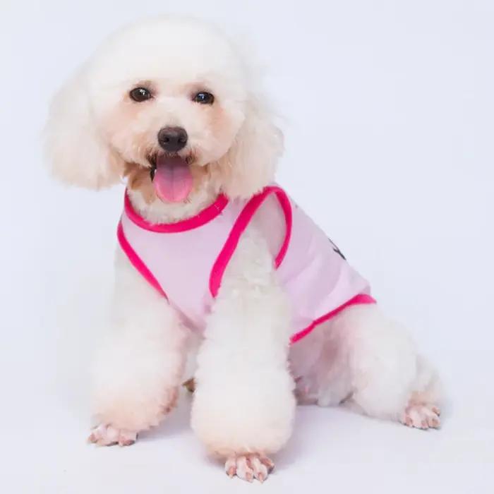T-shirt Gilet Princesse Couronne pour Chien, Vêtements d'Été en Coton pour Petits Chiens, Chemises pour Chihuahua, Caniche, Chiots, Vêtements pour Animaux de Compagnie, Prince