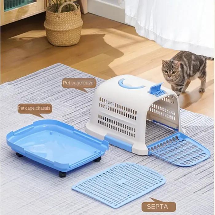 Transport pour animaux de compagnie en plastique Portable