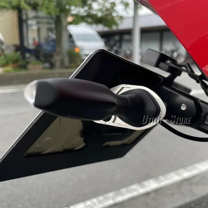 Support de plaque d'immatriculation en aluminium de haute qualité pour Ducati Panigale V2 V4 et Streetfighter V2 V4 motos occasions spéciales